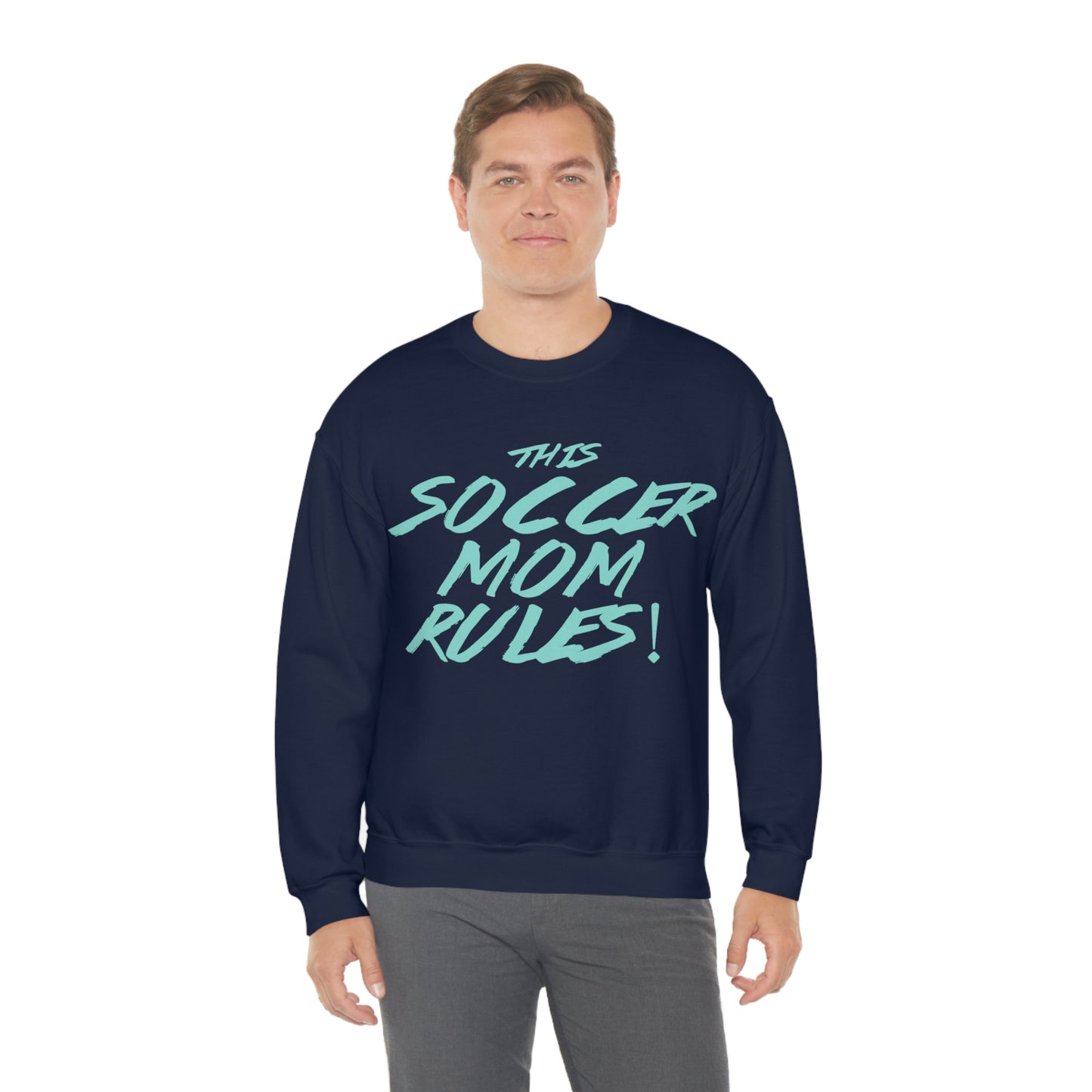 Soccer mom rules Crewneck Sweatshirt