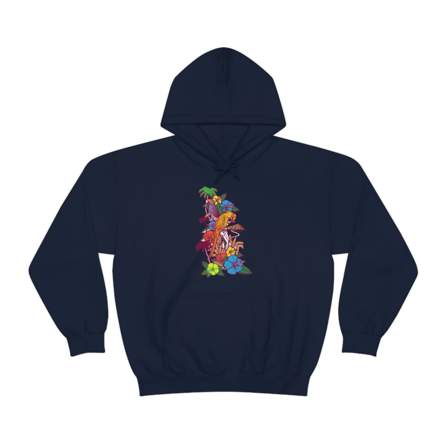 Parrot Jungle Floral Hoodie