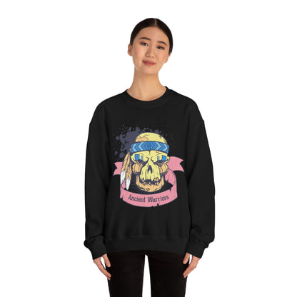 Ancient Warrior Skull Chief Crewneck Sweatshirt