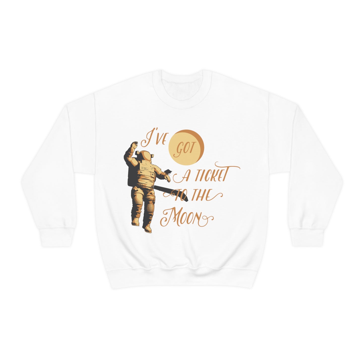 I've got a ticket to the moon Crewneck Sweatshirt