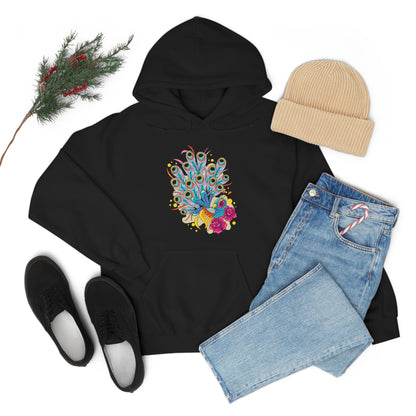 Colorful Peacock Hoodie