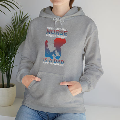 Dad believes in a daughter nurse Hoodie