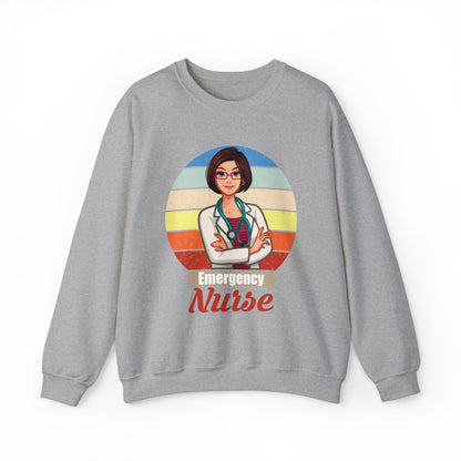 Emergency Nurse Crewneck Sweatshirt