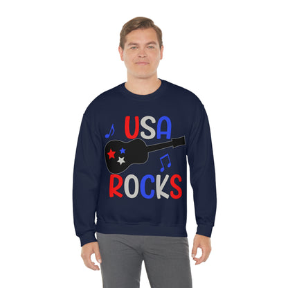 USA-Rocks Crewneck Sweatshirt