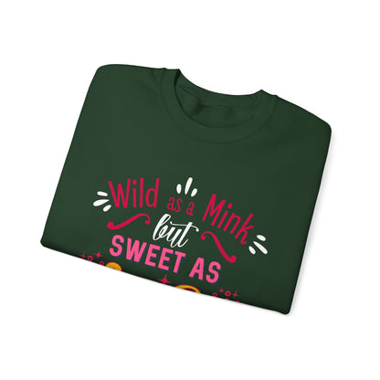 Wild as a MINK Cut Files Crewneck Sweatshirt