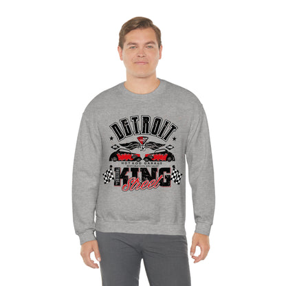 Detroit Street King Crewneck Sweatshirt