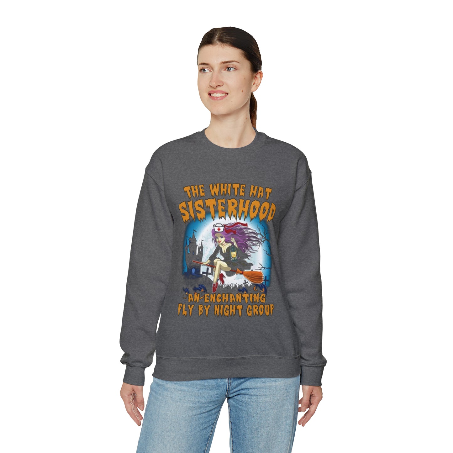 White hot sisterhood Crewneck Sweatshirt