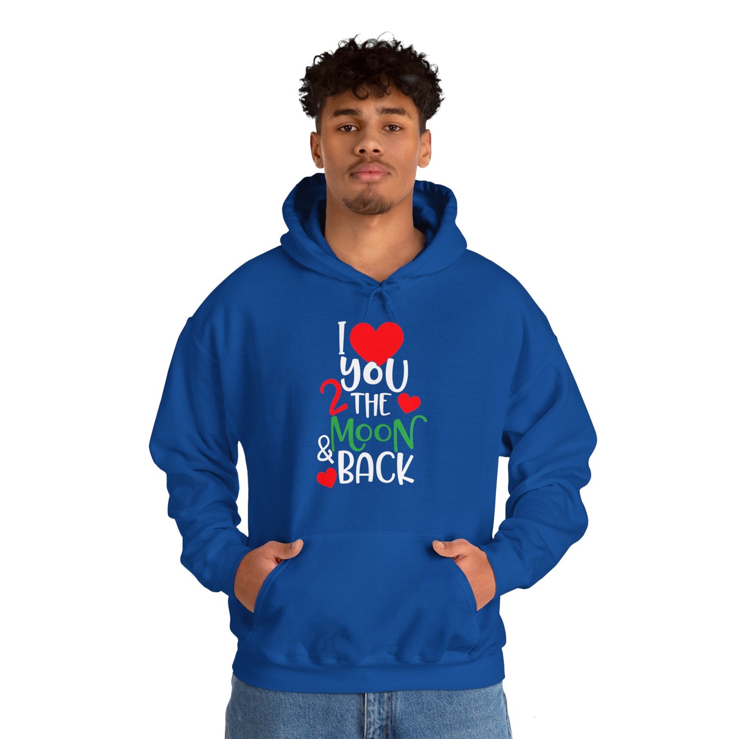 Love you 2 the moon and back Hoodie