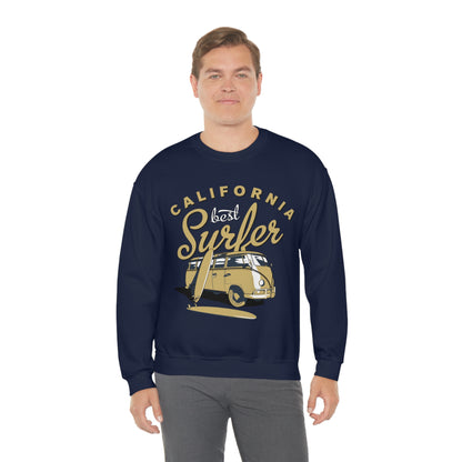 California-Best surfer Crewneck Sweatshirt