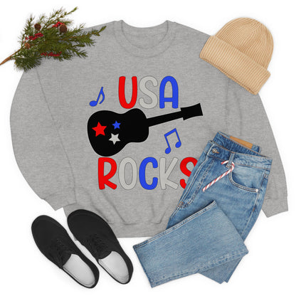 USA-Rocks Crewneck Sweatshirt