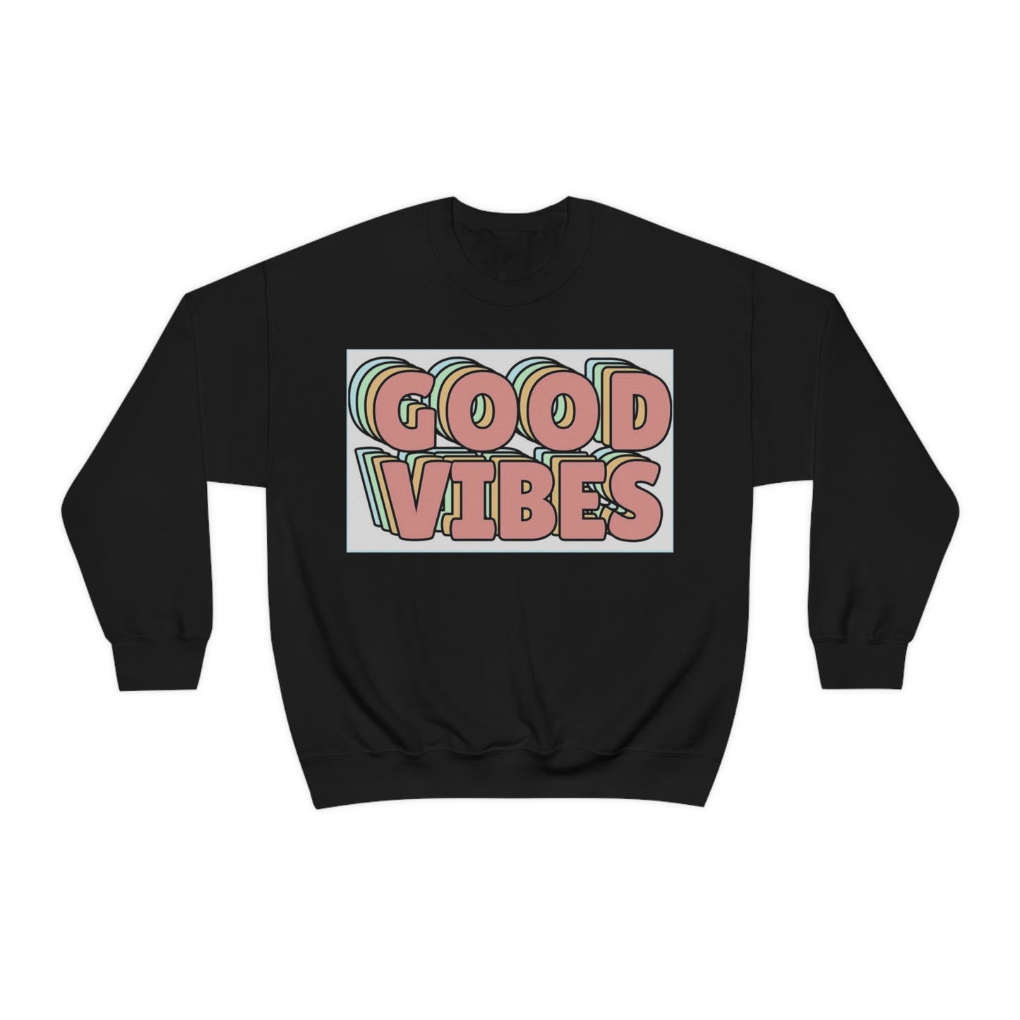 Good Vibes 3D Crewneck Sweatshirt