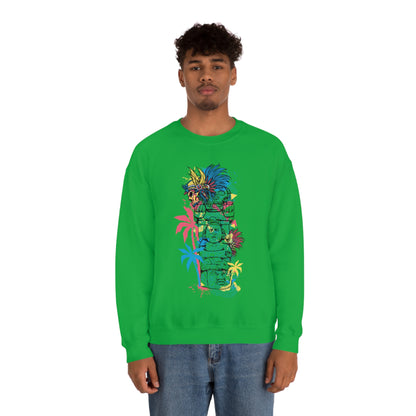 Hawaiian Buddha Crewneck Sweatshirt