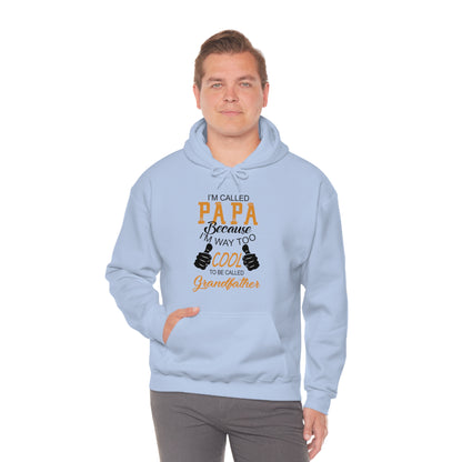 Papa Way Too Cool to Be Called Grandfather Hoodie