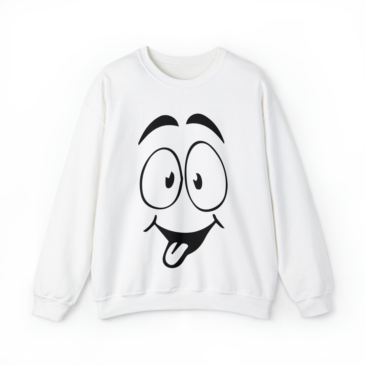 Tongue out face Crewneck Sweatshirt