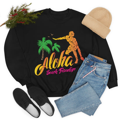 Aloha Beach Paradise Crewneck Sweatshirt