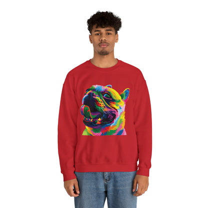 Colorful Dog Crewneck Sweatshirt