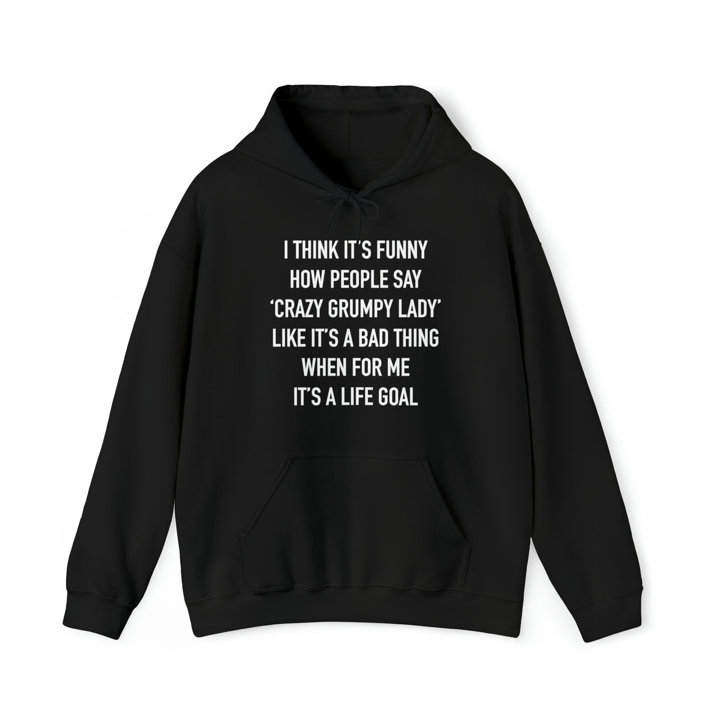 crazy GRUMPY lady Hoodie