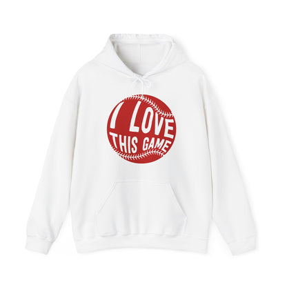 I Love This Game Baseball Hoodie