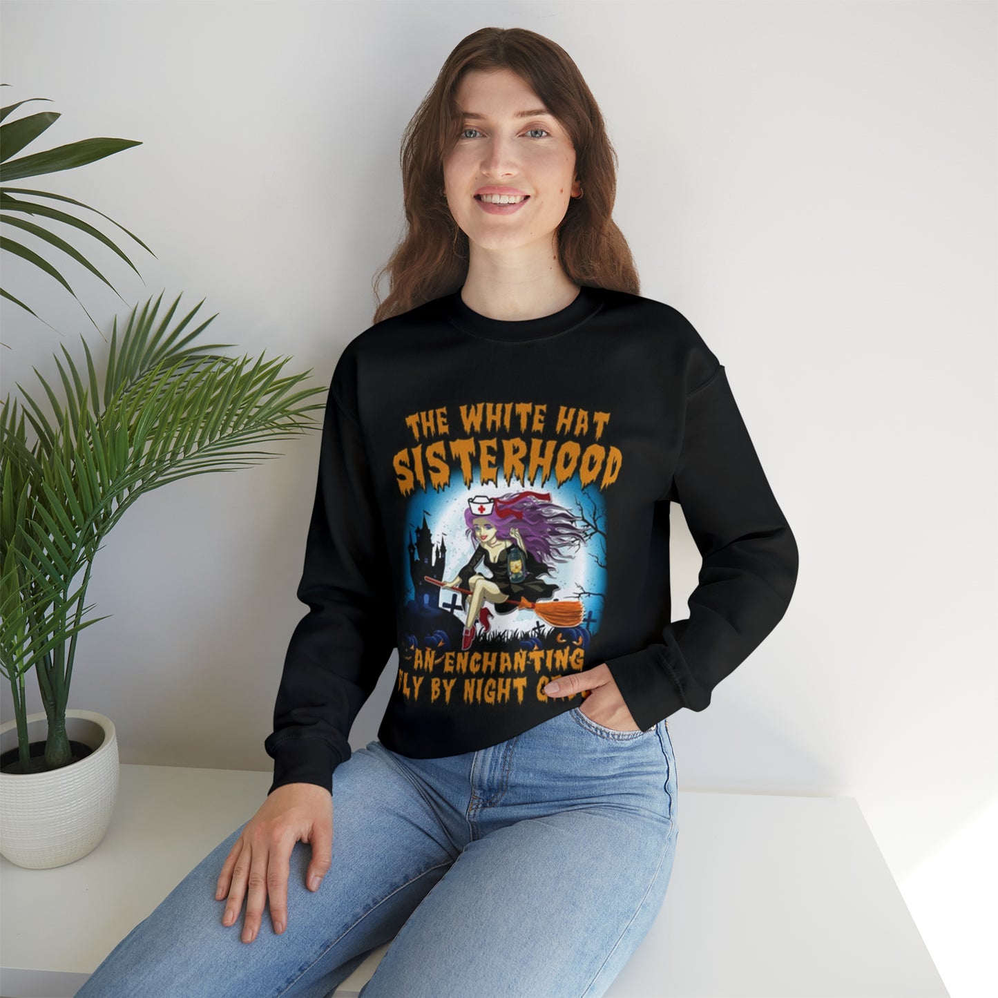 White hot sisterhood Crewneck Sweatshirt