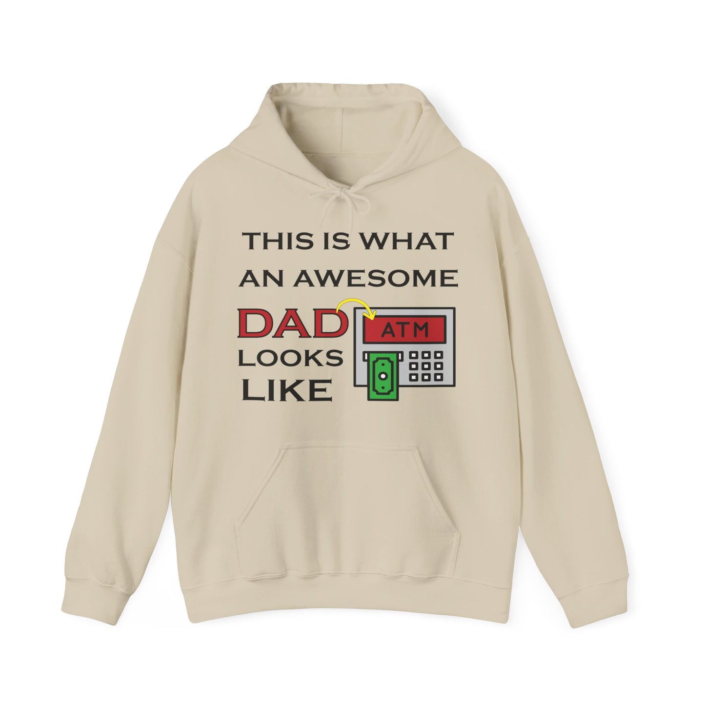 Awesome Dad looks like an ATM Hoodie