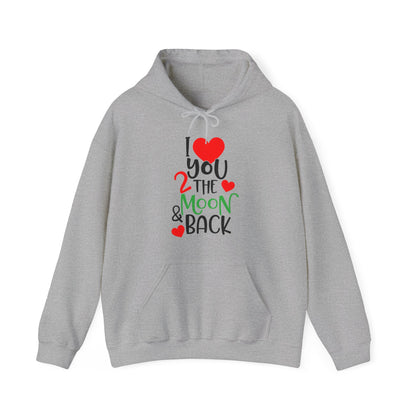 Love you 2 the moon and back Hoodie