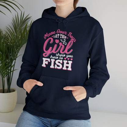 Girl Fishing Hoodie