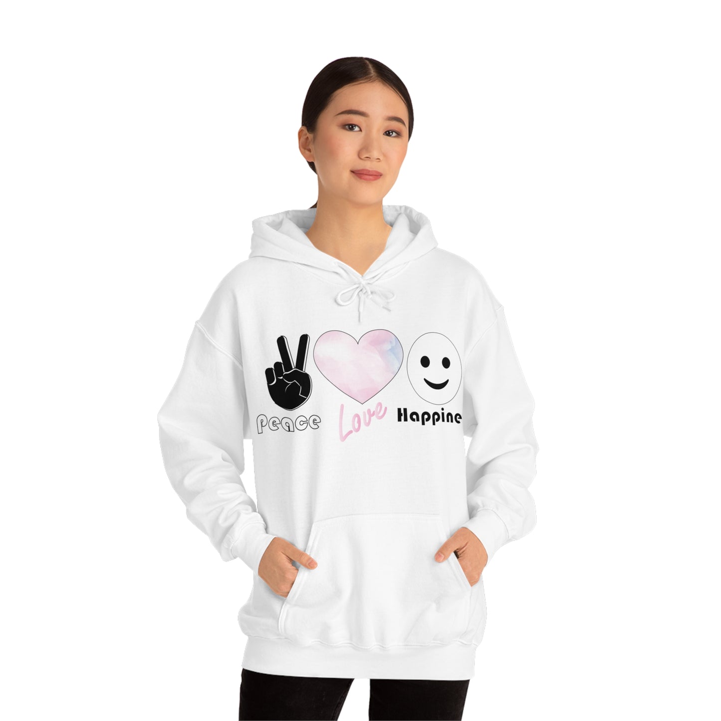 Peace-Love-Happiness Hoodie