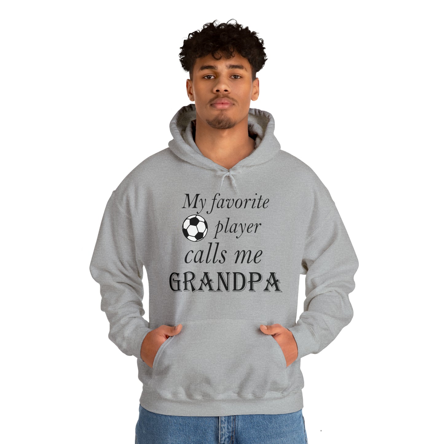 Grandpa Favorite Soccer Player Hoodie