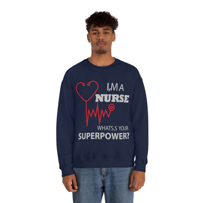 Nurse superpower Crewneck Sweatshirt