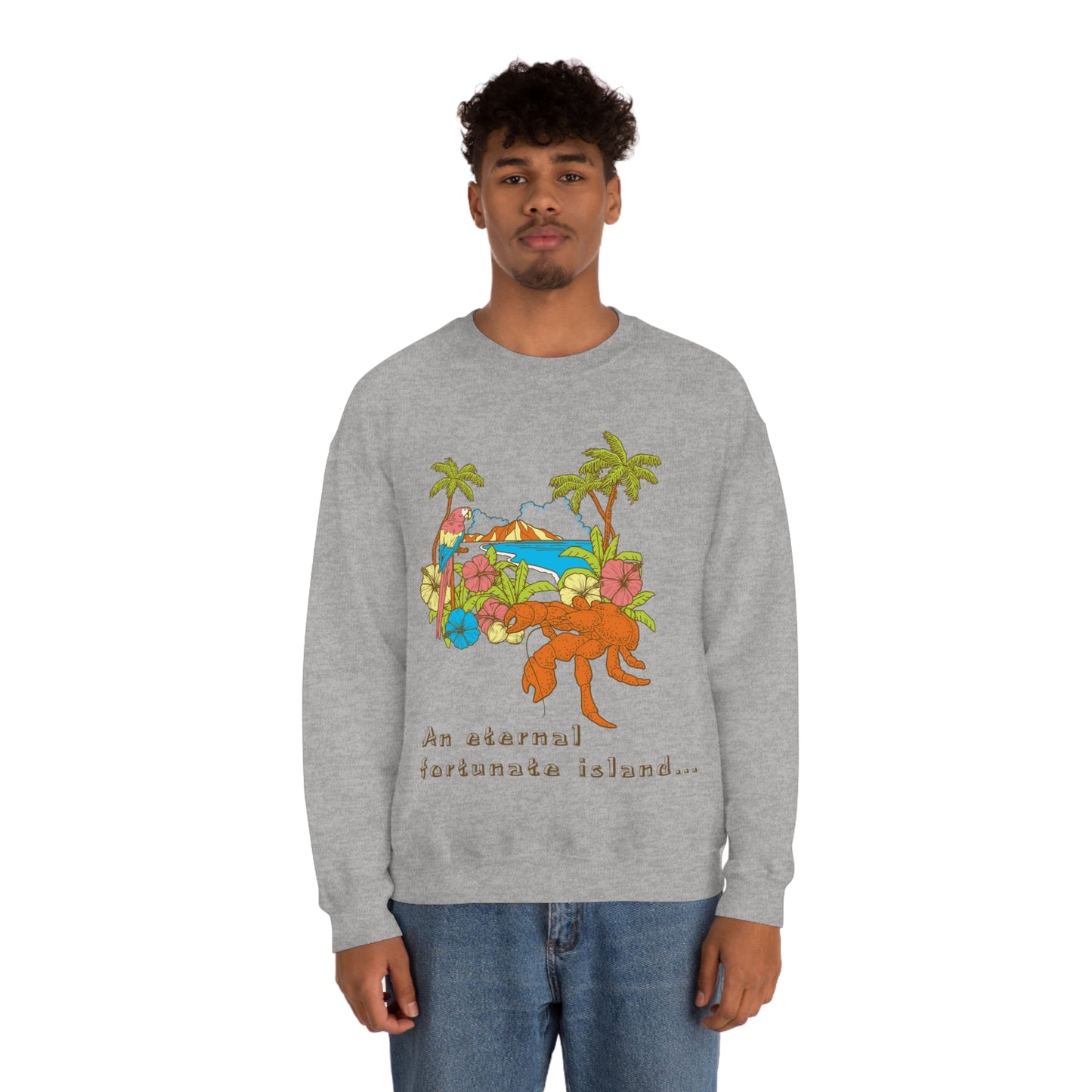 An Eternal Island Crewneck Sweatshirt