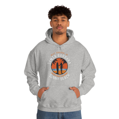 Santa Barbara sunny beach Hoodie