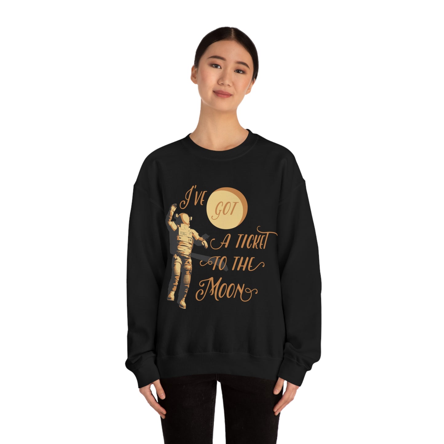 I've got a ticket to the moon Crewneck Sweatshirt