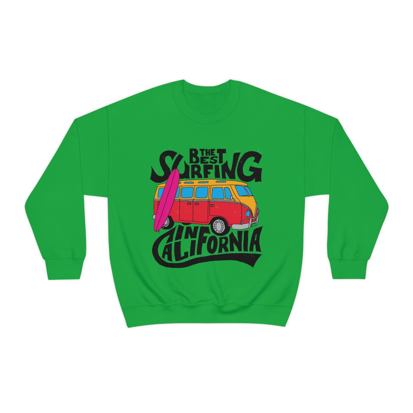 Best Surfing in California Crewneck Sweatshirt