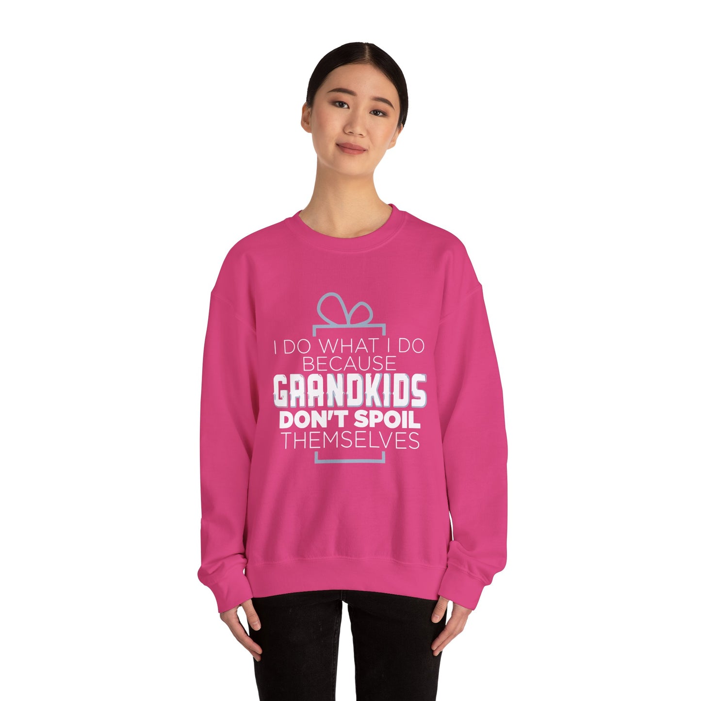 Grandkids don't spoiled themselves Crewneck Sweatshirt