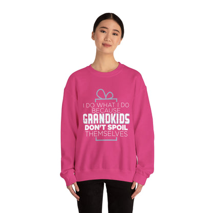 Grandkids don't spoiled themselves Crewneck Sweatshirt