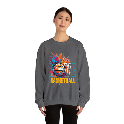 Love basketball Crewneck Sweatshirt