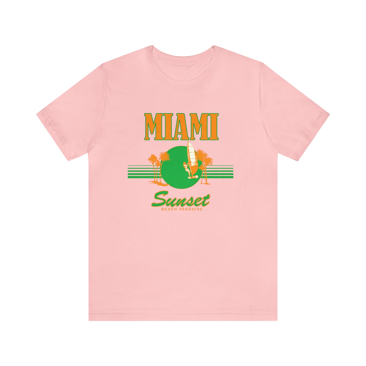 Miami Sunset Beach Paradise T-Shirt