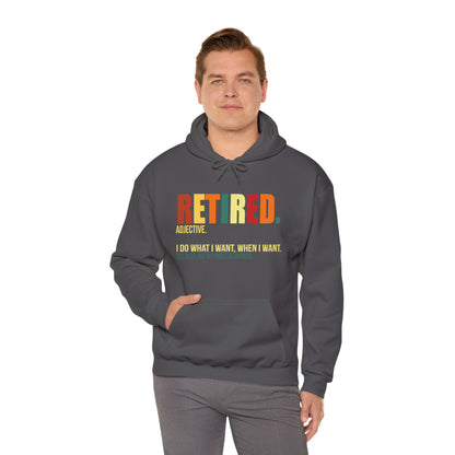 Retired Funny Hoodie