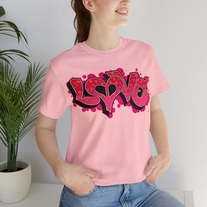 Peace and Love graffiti T-Shirt