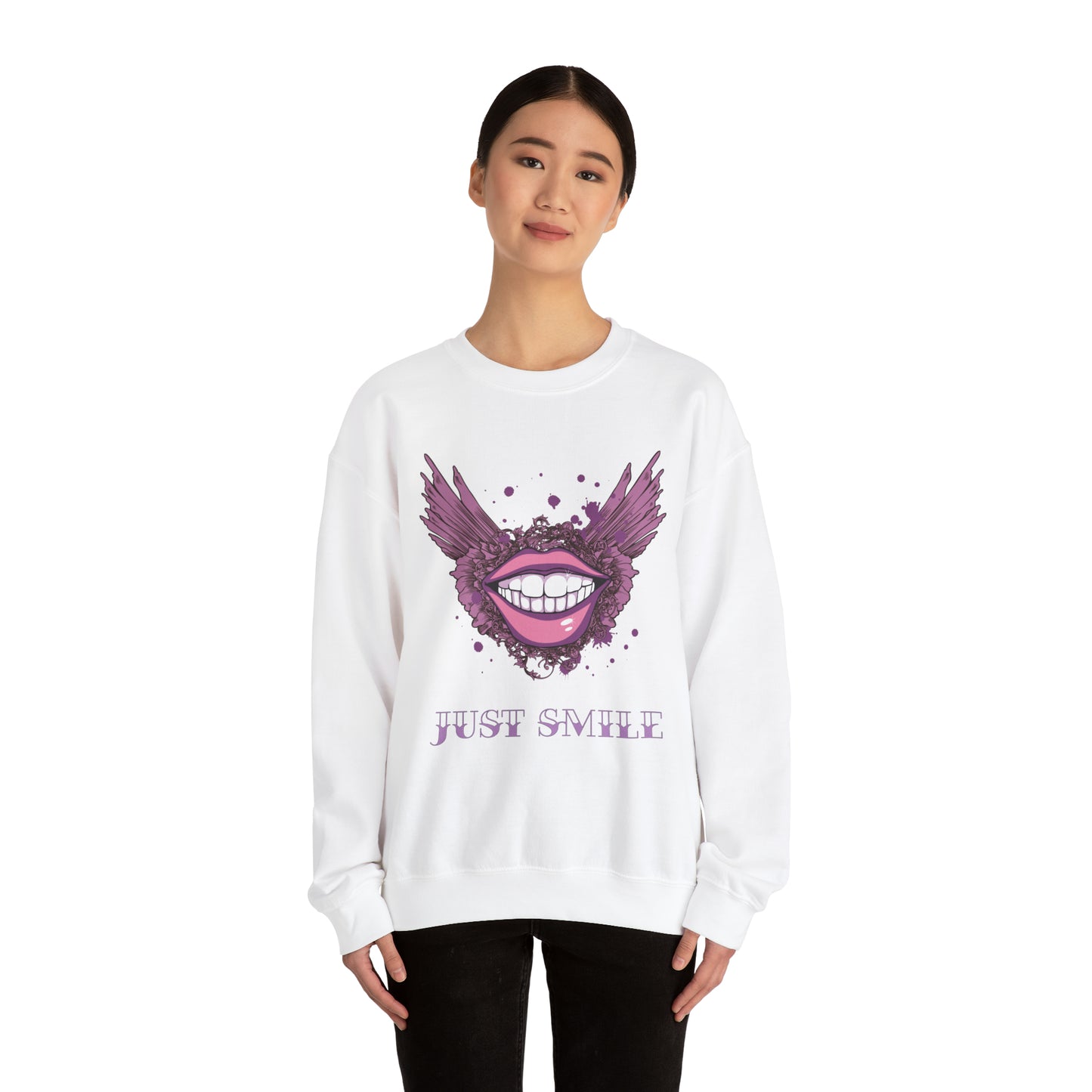 just smile Crewneck Sweatshirt