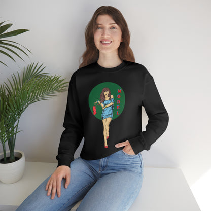 Model girl Crewneck Sweatshirt