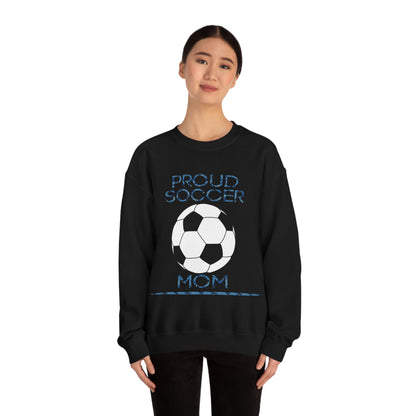 Proud-Soccer mom Crewneck Sweatshirt