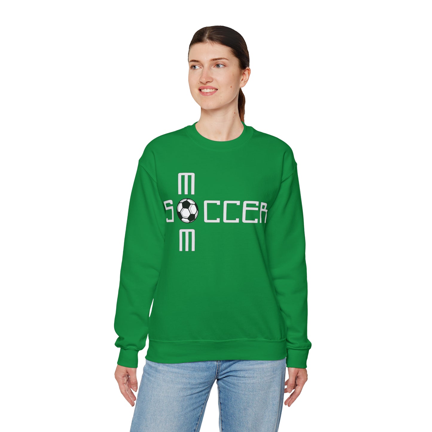 M o m Soccer Crewneck Sweatshirt