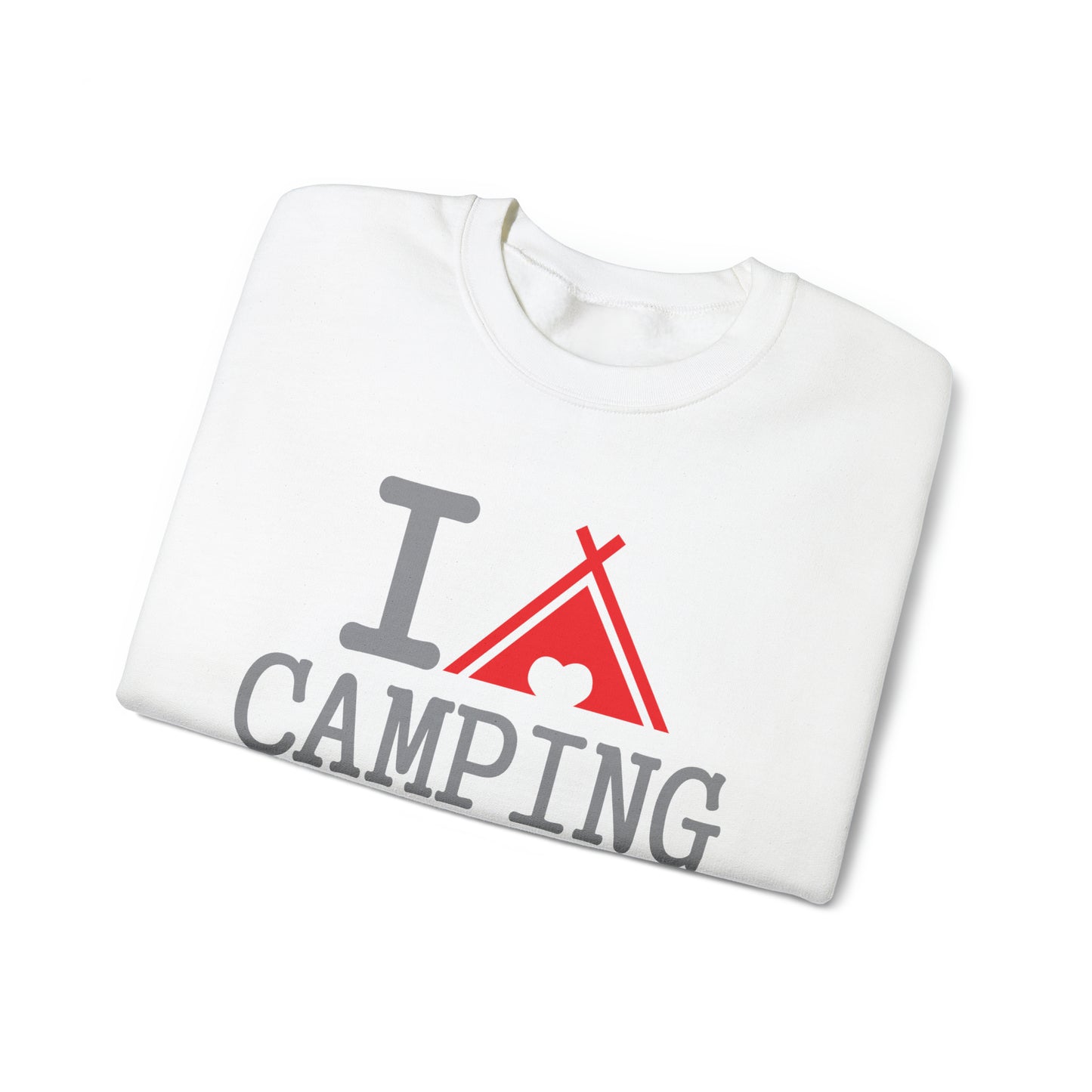 I Love CAMPING Crewneck Sweatshirt