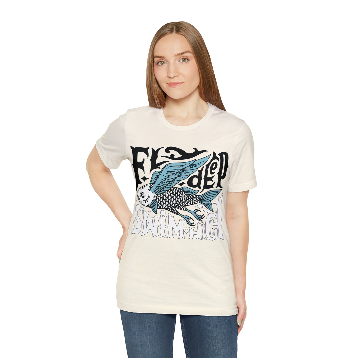 Fly deep swim high T-Shirt