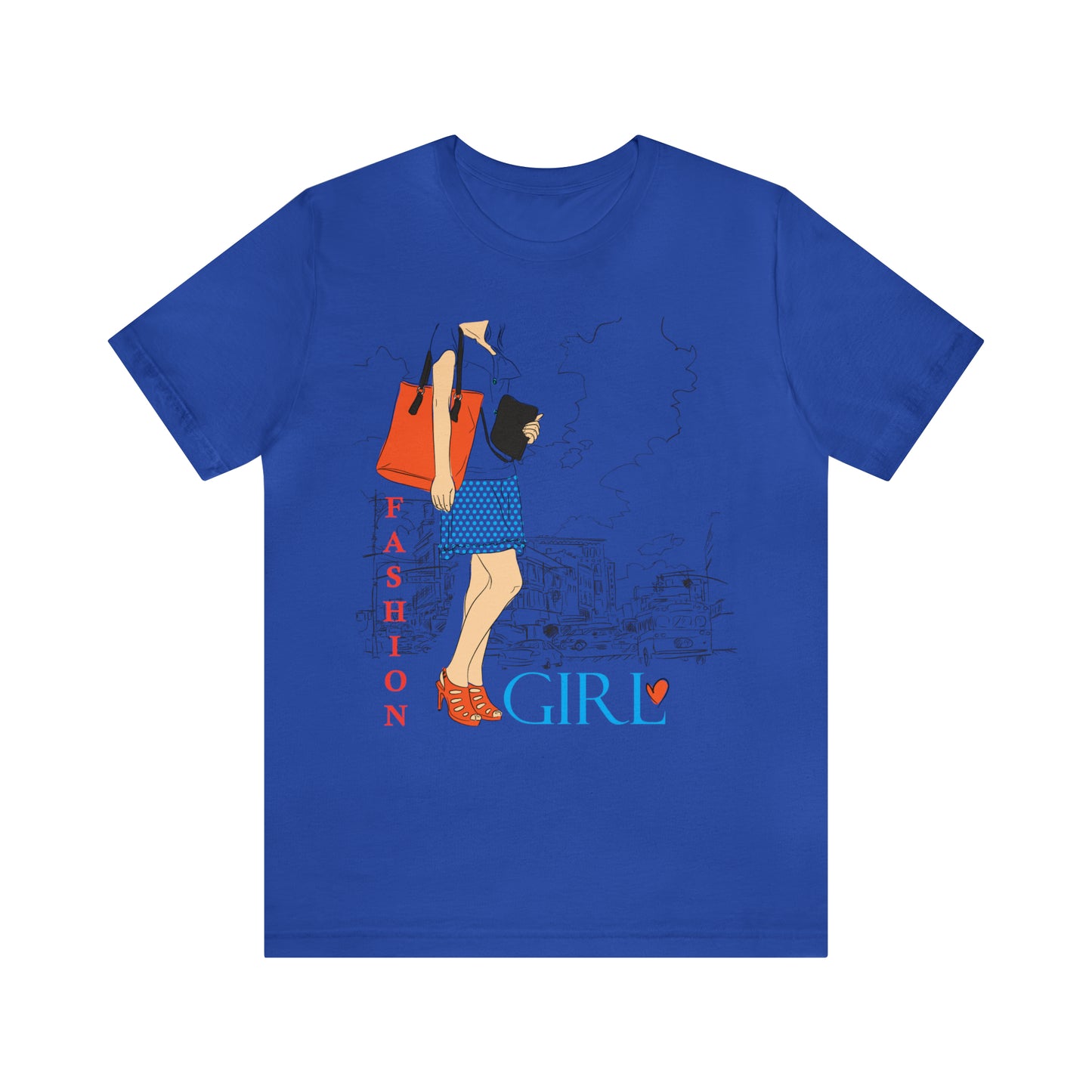 Fashion girl with a bag T-Shirt