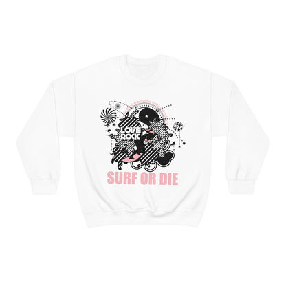 Surf or Die Crewneck Sweatshirt