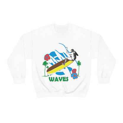 Wave Catching Crewneck Sweatshirt