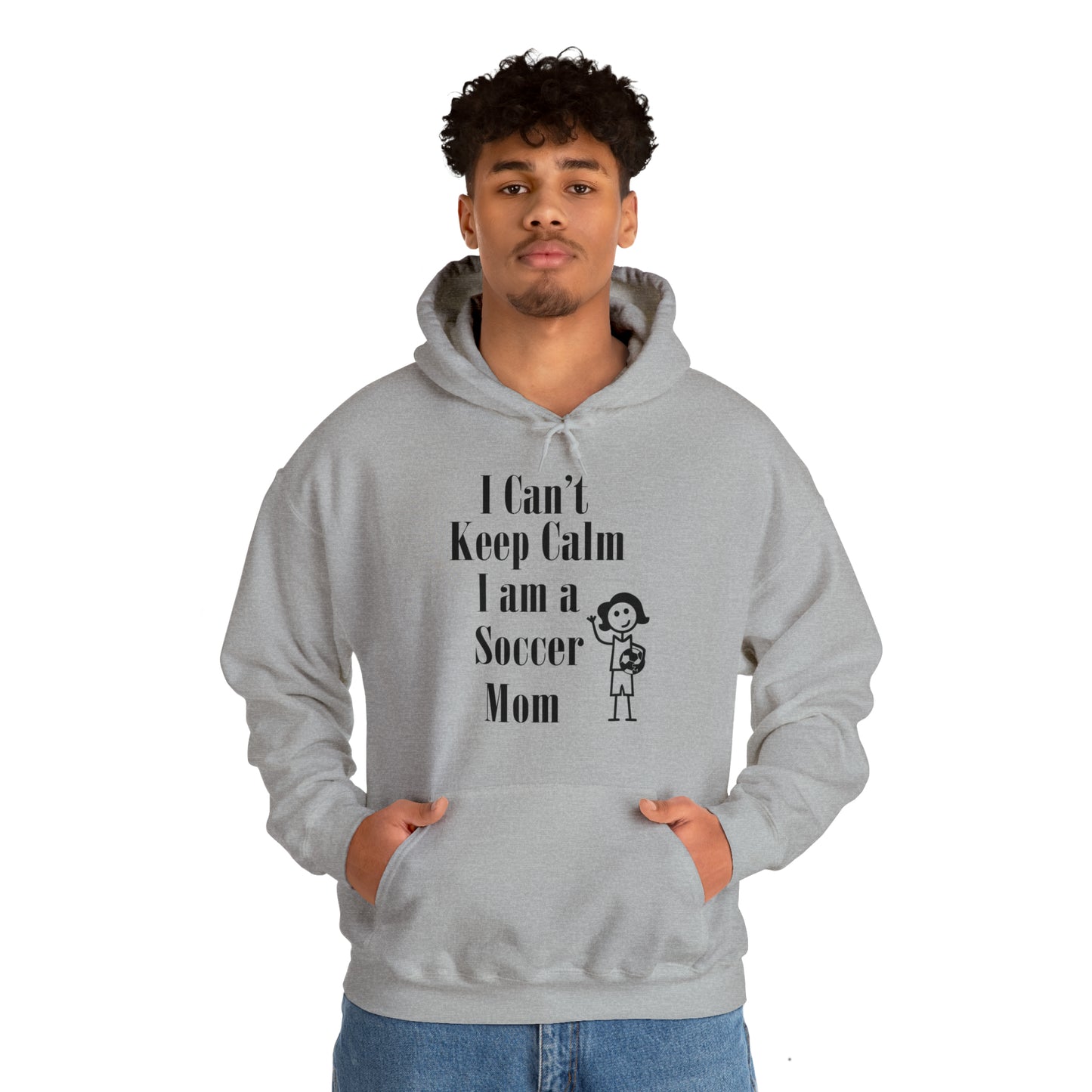 I can't keep calm I'm a soccer mom Hoodie