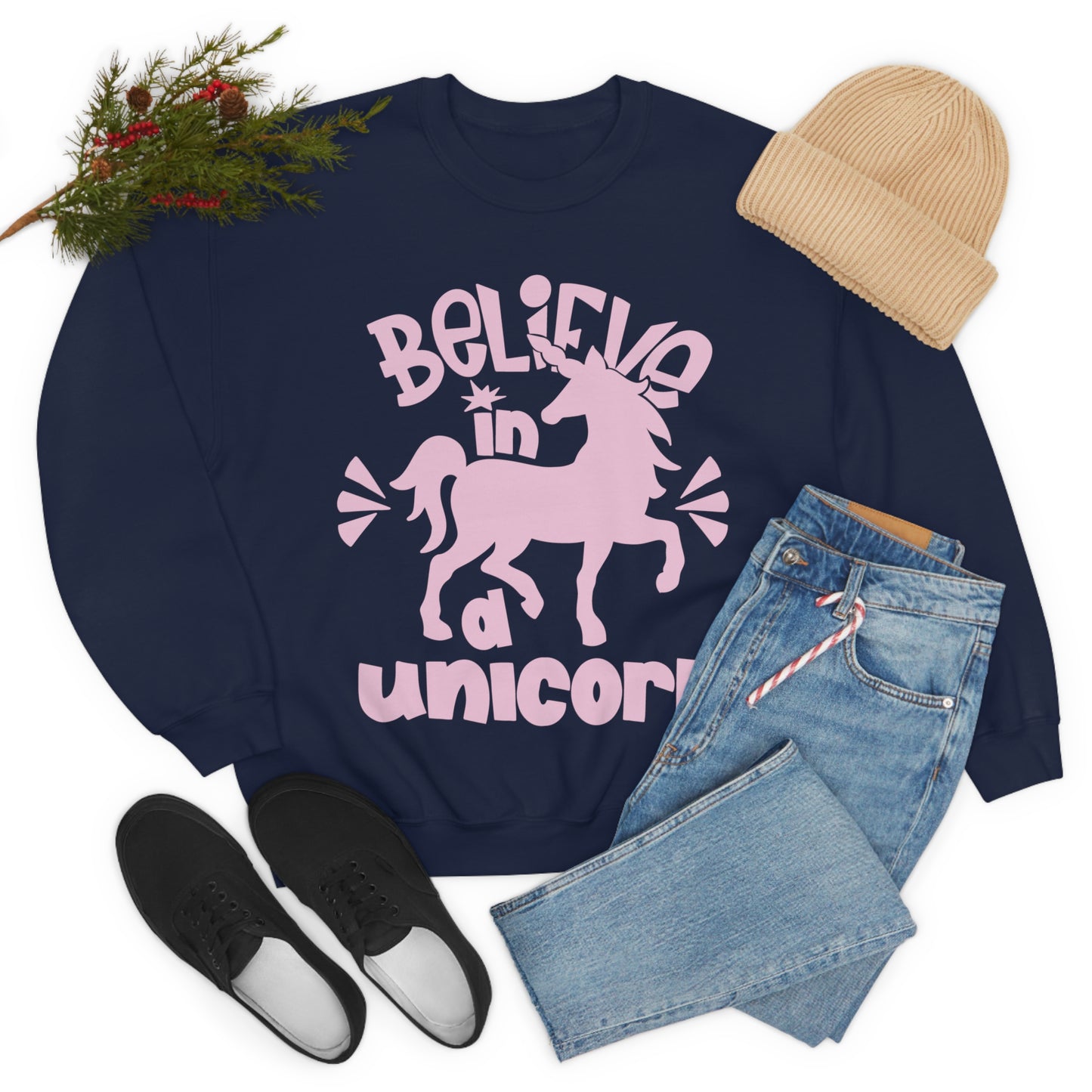 Believe in a unicorn Crewneck Sweatshirt